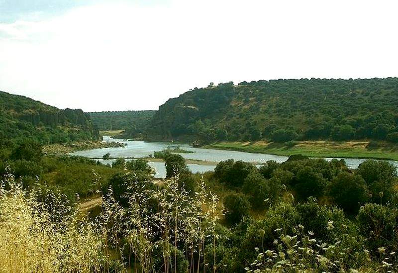 El río Esla tras Granja de Moreruela